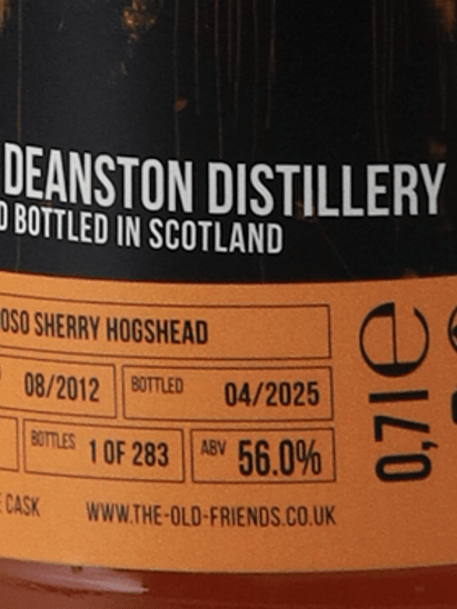 The Old Friends Deanston 12 Year Old 2012 - Bottle Of Japan