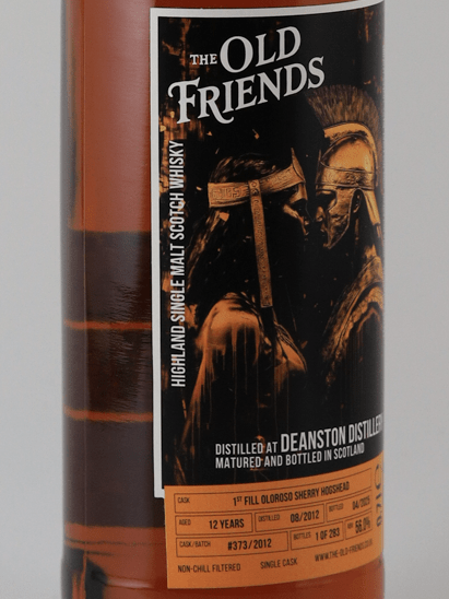 The Old Friends Deanston 12 Year Old 2012 - Bottle Of Japan
