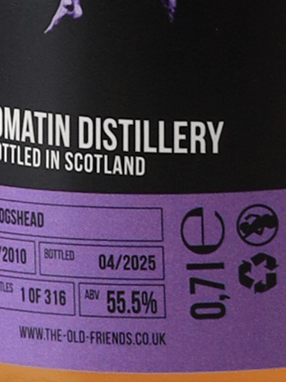 The Old Friends Tomatin 15 Year Old 2010 - Bottle Of Japan