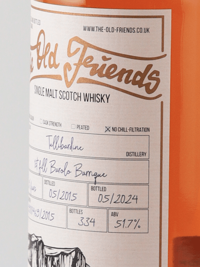 The Old Friends Tullibardine 9 Year Old 2015 - Bottle Of Japan