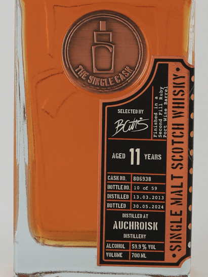 The Single Cask Auchroisk 11 Year Old 2013 - Bottle Of Japan