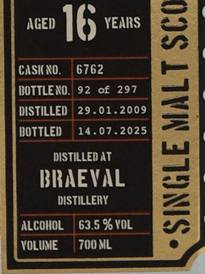The Single Cask Braeval 16 Year Old 2009 Chichibu Whisky Festival 2026 Commemorative Bottle - Bottle Of Japan
