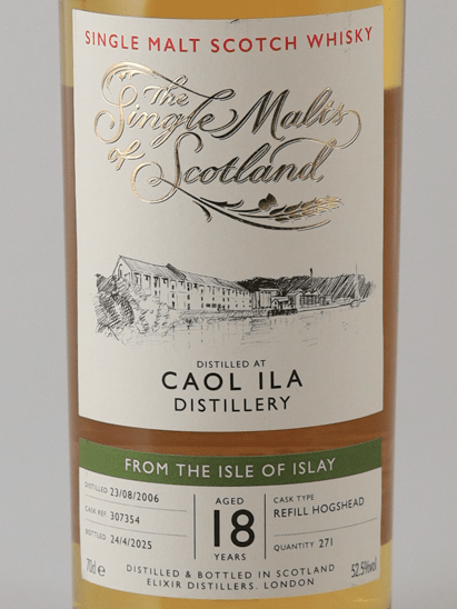 The Single Malts of Scotland Caol Ila 18 Year Old 2006 - Bottle Of Japan
