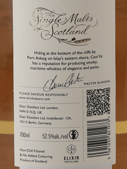 The Single Malts of Scotland Caol Ila 18 Year Old 2006 - Bottle Of Japan