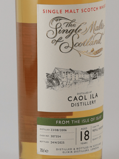 The Single Malts of Scotland Caol Ila 18 Year Old 2006 - Bottle Of Japan