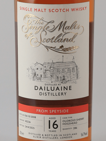 The Single Malts of Scotland Dailuaine 16 Year Old 2008 - Bottle Of Japan
