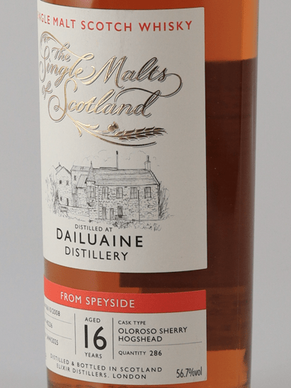 The Single Malts of Scotland Dailuaine 16 Year Old 2008 - Bottle Of Japan