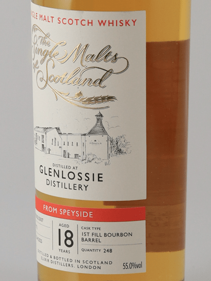 The Single Malts of Scotland Glenlossie 18 Year Old 2007 - Bottle Of Japan
