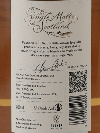 The Single Malts of Scotland Glenlossie 18 Year Old 2007 - Bottle Of Japan