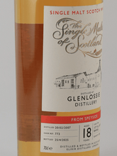 Load image into Gallery viewer, The Single Malts of Scotland Glenlossie 18 Year Old 2007 - Bottle Of Japan