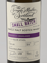 Load image into Gallery viewer, The Single Malts of Scotland Small Batch Blair Athol 7 Year Old 2016 - Bottle Of Japan