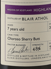Load image into Gallery viewer, The Single Malts of Scotland Small Batch Blair Athol 7 Year Old 2016 - Bottle Of Japan