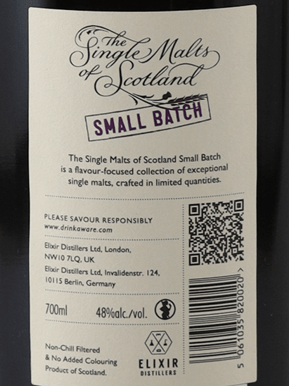 The Single Malts of Scotland Small Batch Blair Athol 7 Year Old 2016 - Bottle Of Japan