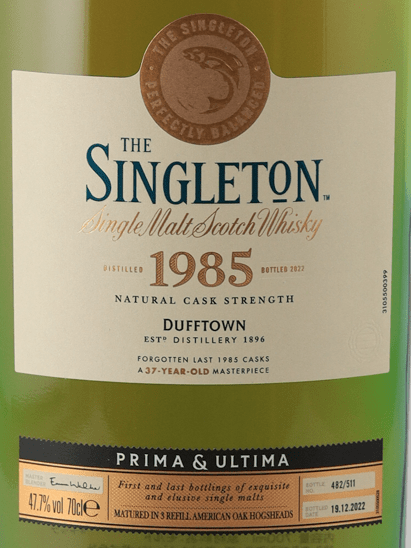 The Singleton 1985 - Bottle Of Japan