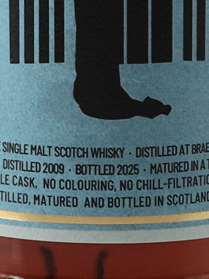 The Whisky Agency Braeval 16 Year Old 2009 - Bottle Of Japan