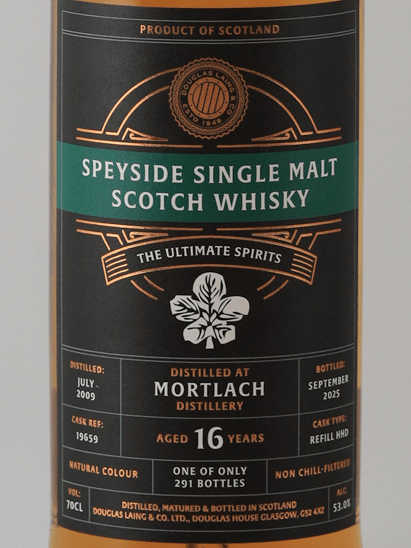 The Whisky Hoop Mortlach 16 Year Old 2009 - Bottle Of Japan