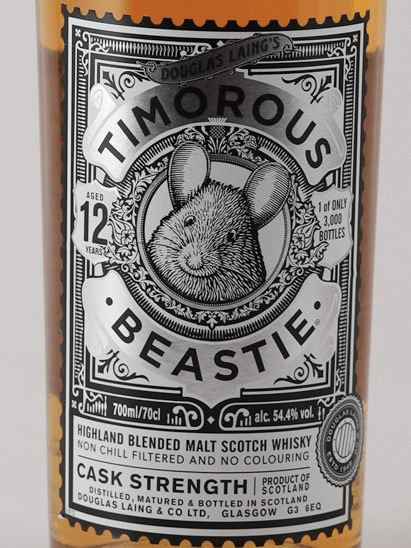 Timorous Beastie 12 Year Old Cask Strength - Bottle Of Japan