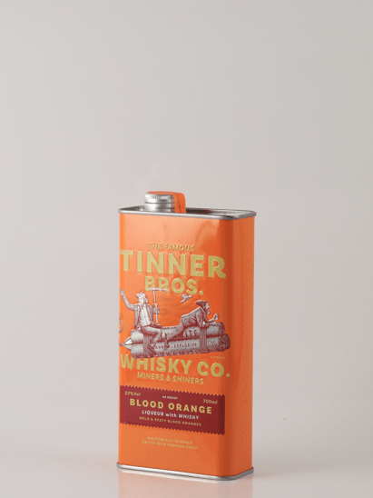 Tinner Bros Blood Orange Whisky Liqueur 700ml - Bottle Of Japan