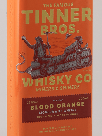 Tinner Bros Blood Orange Whisky Liqueur 700ml - Bottle Of Japan