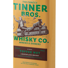 Load image into Gallery viewer, Tinner Bros Toffee Nut Whisky Liqueur 700ml - front label right angle