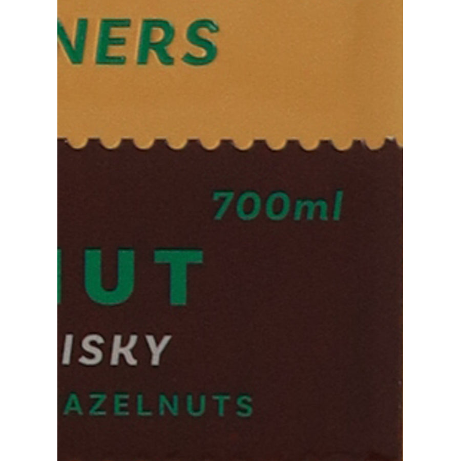 Tinner Bros Toffee Nut Whisky Liqueur 700ml - volume label detail
