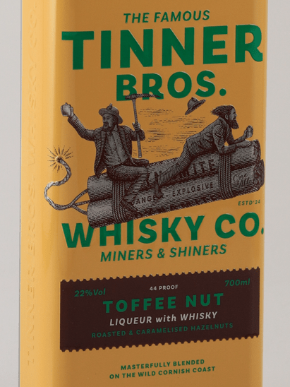 Tinner Bros Toffee Nuts Whisky Liqueur 700ml - Bottle Of Japan