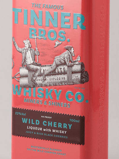 Tinner Bros Wild Cherry Whisky Liqueur 700ml - Bottle Of Japan