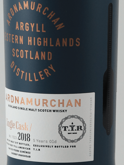 T.I.R Ardnamurchan 5 Year Old 2018 - Bottle Of Japan