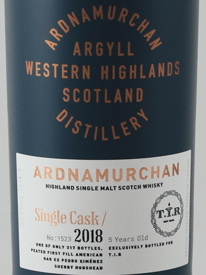 T.I.R Ardnamurchan 5 Year Old 2018 - Bottle Of Japan
