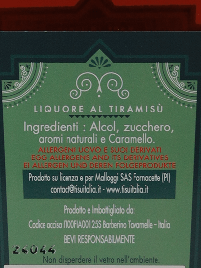 Tisu Tiramisu Liqueur - Bottle Of Japan