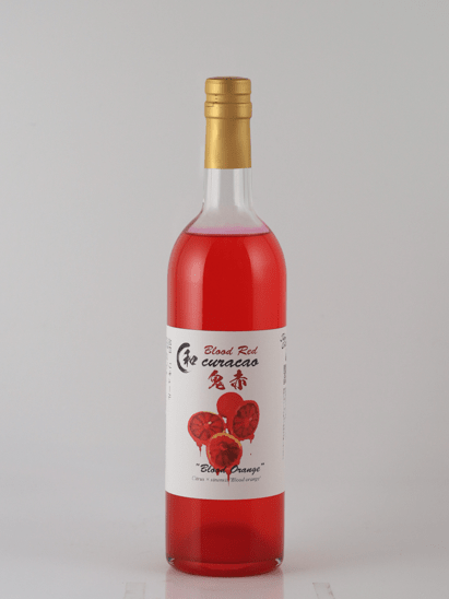 Tokyo Craft Liqueur Japanese Curacao Blood Orange Oni Aka - Bottle Of Japan
