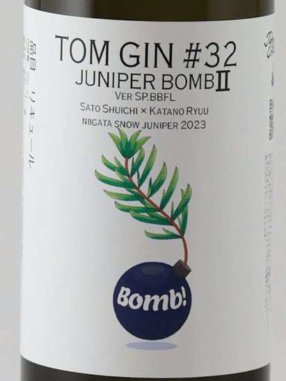 Tokyo Craft Liqueur Tom Gin 32 Juniper Bomb II Niigata - Bottle Of Japan