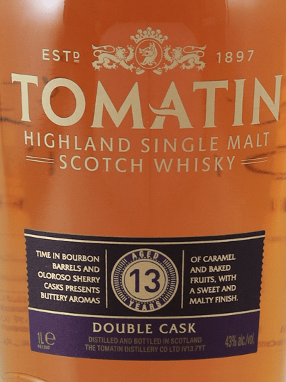 Tomatin 13 Year Old Double Cask 1L - Bottle Of Japan