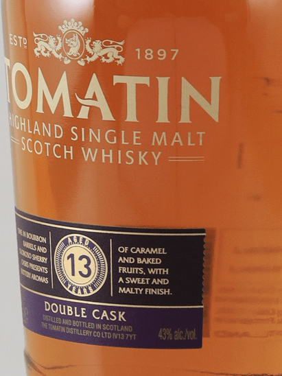 Tomatin 13 Year Old Double Cask 1L - Bottle Of Japan