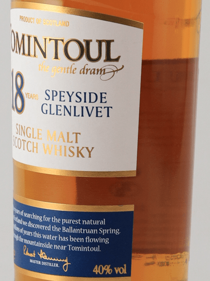 Tomintoul 18 Year Old - Bottle Of Japan
