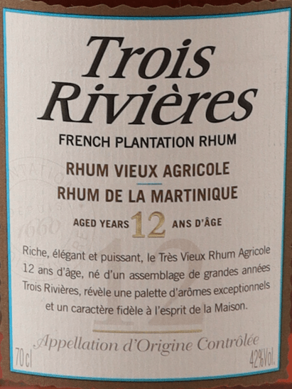 Trois Rivieres 12 Year Old - Bottle Of Japan