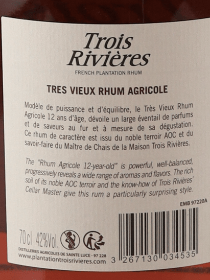 Trois Rivieres 12 Year Old - Bottle Of Japan