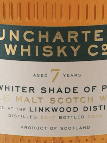 Uncharted Whisky Linkwood 7 Year Old 2017 - Bottle Of Japan