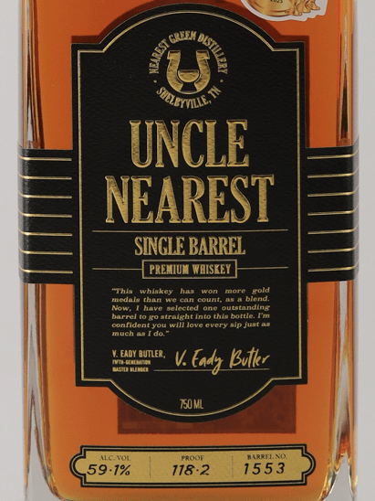 Uncle Nearest Single Barrel - Bottle Of Japan