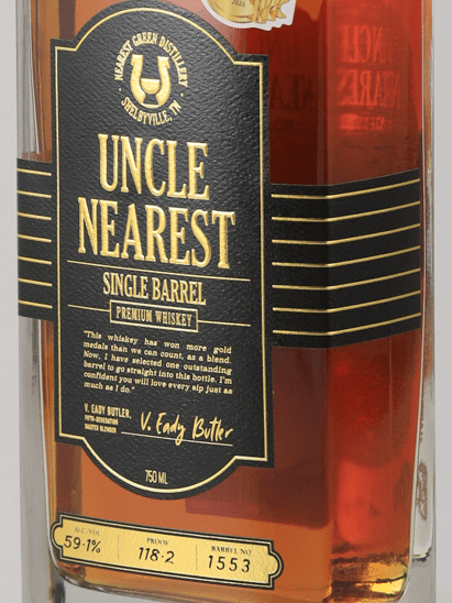 Uncle Nearest Single Barrel - Bottle Of Japan