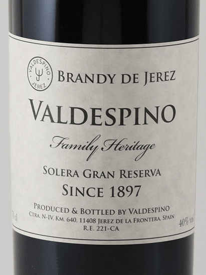 Valdespino Family Heritage Brandy 2025 Release - Bottle Of Japan