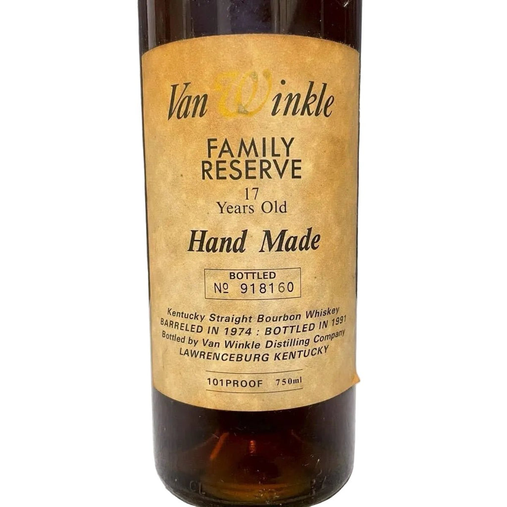 Van Winkle Family Reserve 17Yo Hand Made - Bottle Of Japan