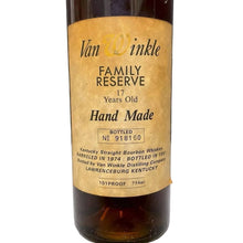 Load image into Gallery viewer, Van Winkle Family Reserve 17Yo Hand Made - Bottle Of Japan