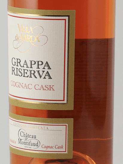 Villa De Varda Grappa Riserva Cognac Cask - Bottle Of Japan