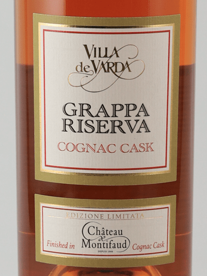 Villa De Varda Grappa Riserva Cognac Cask - Bottle Of Japan