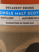 Load image into Gallery viewer, Whisky Land Benriach 33 Year Old 1991 - Bottle Of Japan