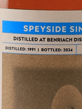 Load image into Gallery viewer, Whisky Land Benriach 33 Year Old 1991 - Bottle Of Japan
