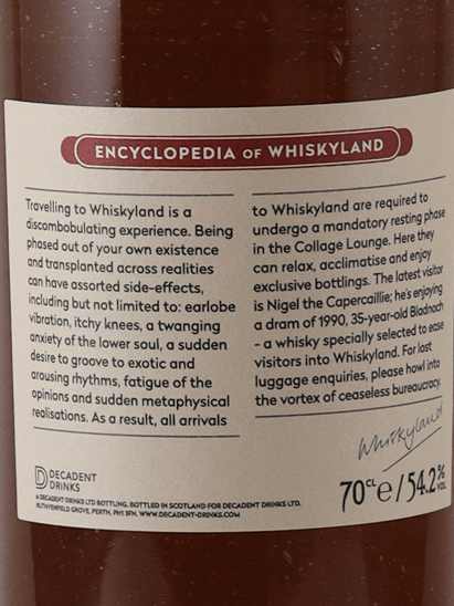 Whisky Land Bladnoch 35 Year Old 1990 - Bottle Of Japan