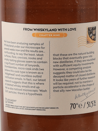 Whisky Land Caperdonich 30 Year Old 1994 - Bottle Of Japan