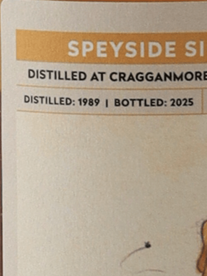 Whisky Land Cragganmore 36 Year Old 1989 - Bottle Of Japan